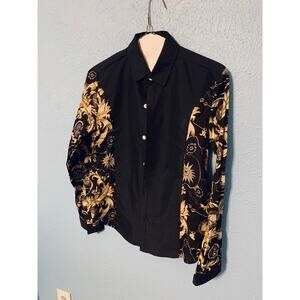 MymStorm Men's Long Sleeve Dressy Shirt - Sz Large